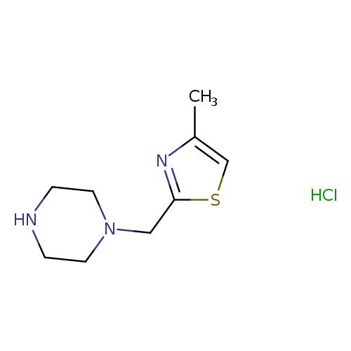 1-[(4-Methyl-1,3-thiazol-2-yl)methyl]piperazine hydrochloride