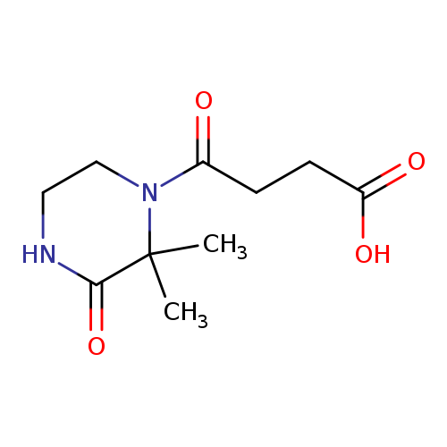 4-(2,2-Dimethyl-3-oxopiperazin-1-yl)-4-oxobutanoic acid