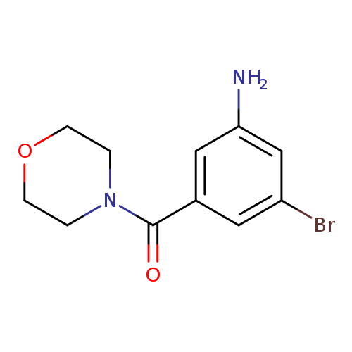 3-Bromo-5-[(morpholin-4-yl)carbonyl]aniline