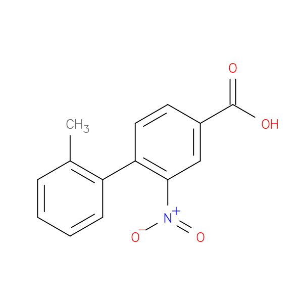 2'-Methyl-2-nitro-[1,1'-biphenyl]-4-carboxylic acid