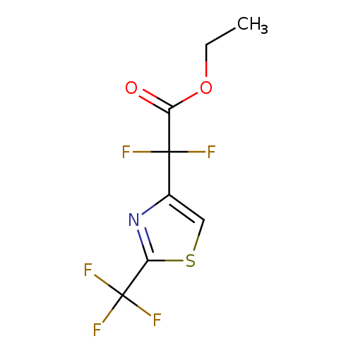 ethyl 2,2-difluoro-2-[2-(trifluoromethyl)-1,3-thiazol-4-yl]acetate