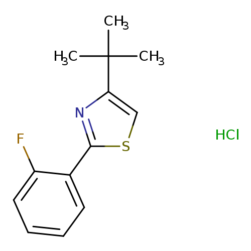 4-tert-butyl-2-(2-fluorophenyl)-1,3-thiazole hydrochloride