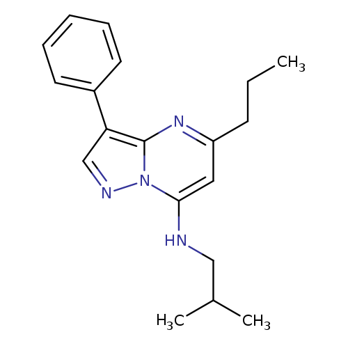 N-(2-methylpropyl)-3-phenyl-5-propylpyrazolo[1,5-a]pyrimidin-7-amine