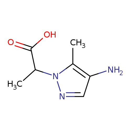 2-(4-Amino-5-methyl-1H-pyrazol-1-yl)propanoic acid
