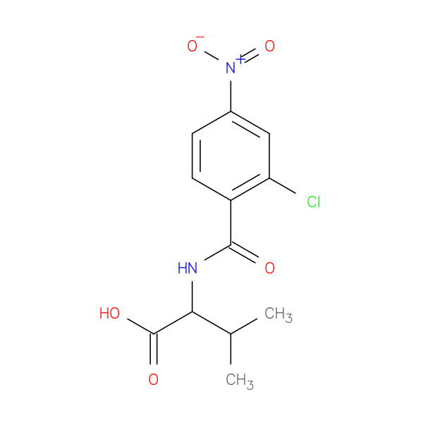 2-[(2-Chloro-4-nitrophenyl)formamido]-3-methylbutanoic acid