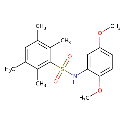 N-(2,5-dimethoxyphenyl)-2,3,5,6-tetramethylbenzenesulfonamide
