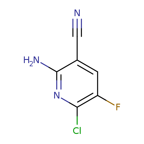 2-Amino-6-chloro-5-fluoropyridine-3-carbonitrile