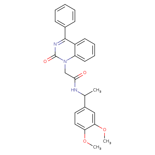 N-[1-(3,4-dimethoxyphenyl)ethyl]-2-(2-oxo-4-phenyl-1,2-dihydroquinazolin-1-yl)acetamide