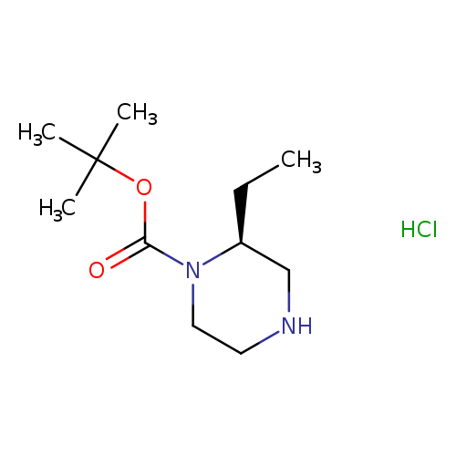 1-Piperazinecarboxylic acid, 2-ethyl-, 1,1-dimethylethyl ester, hydrochloride (1:1), (2S)-