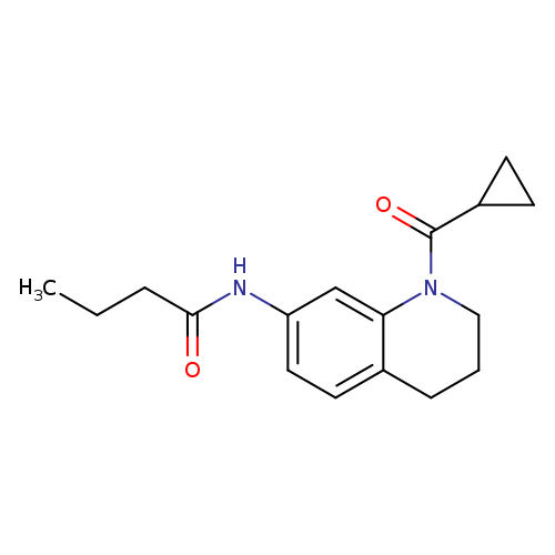 N-(1-cyclopropanecarbonyl-1,2,3,4-tetrahydroquinolin-7-yl)butanamide