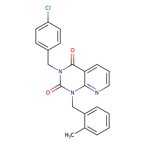 3-[(4-chlorophenyl)methyl]-1-[(2-methylphenyl)methyl]-1H,2H,3H,4H-pyrido[2,3-d]pyrimidine-2,4-dione