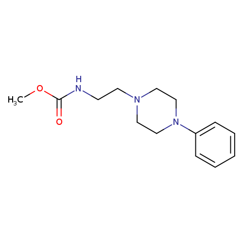 methyl N-[2-(4-phenylpiperazin-1-yl)ethyl]carbamate