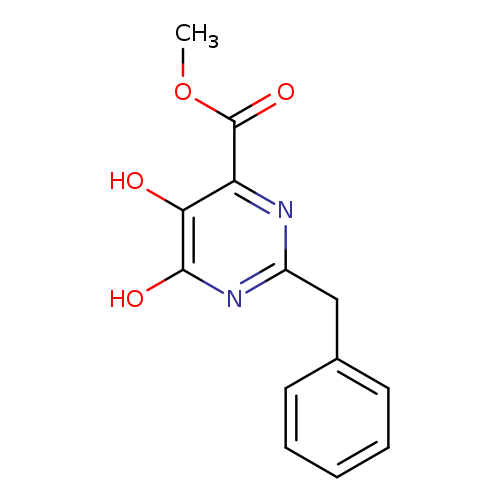 2-Benzyl-5,6-dihydroxy-pyrimidine-4-carboxylic acid methyl ester