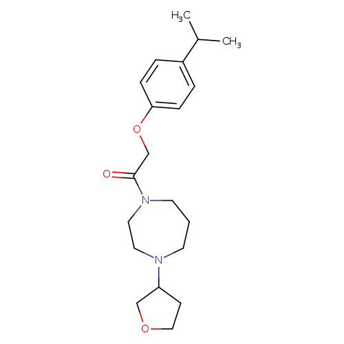 1-[4-(oxolan-3-yl)-1,4-diazepan-1-yl]-2-[4-(propan-2-yl)phenoxy]ethan-1-one