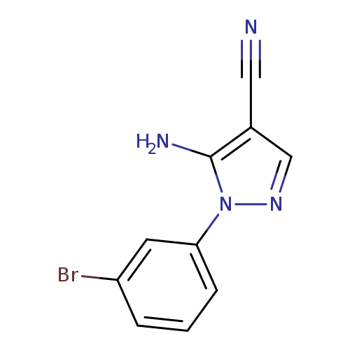 5-Amino-1-(3-bromophenyl)-1H-pyrazole-4-carbonitrile