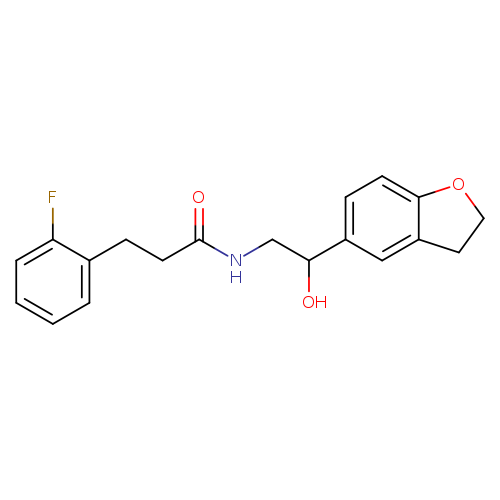 N-[2-(2,3-dihydro-1-benzofuran-5-yl)-2-hydroxyethyl]-3-(2-fluorophenyl)propanamide