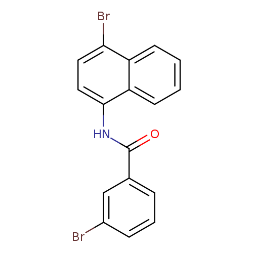 3-bromo-N-(4-bromo-1-naphthyl)benzamide