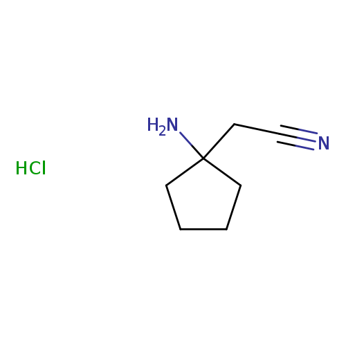 2-(1-Aminocyclopentyl)acetonitrile hydrochloride