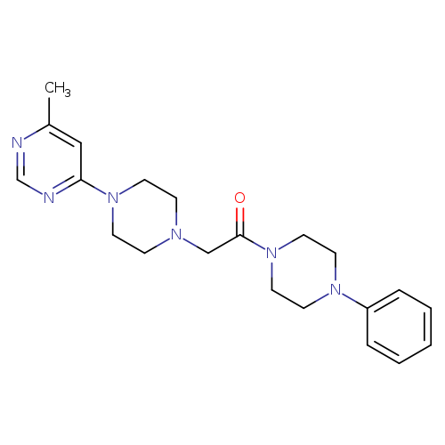 2-[4-(6-methylpyrimidin-4-yl)piperazin-1-yl]-1-(4-phenylpiperazin-1-yl)ethan-1-one