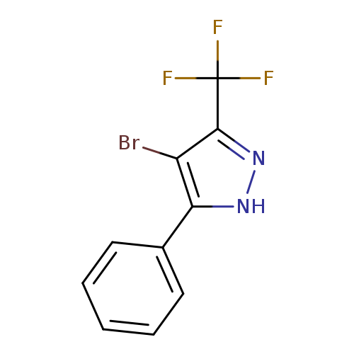 4-bromo-5-phenyl-3-(trifluoromethyl)-1H-pyrazole