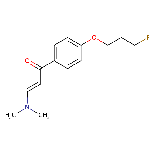 (2E)-3-(dimethylamino)-1-[4-(3-fluoropropoxy)phenyl]prop-2-en-1-one