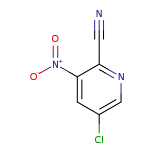 2-Pyridinecarbonitrile, 5-chloro-3-nitro-