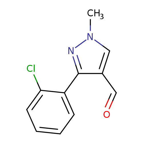 3-(2-chlorophenyl)-1-methyl-1H-pyrazole-4-carbaldehyde