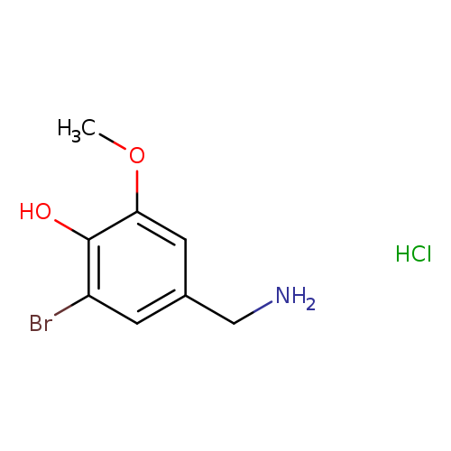 4-(aminomethyl)-2-bromo-6-methoxyphenol hydrochloride