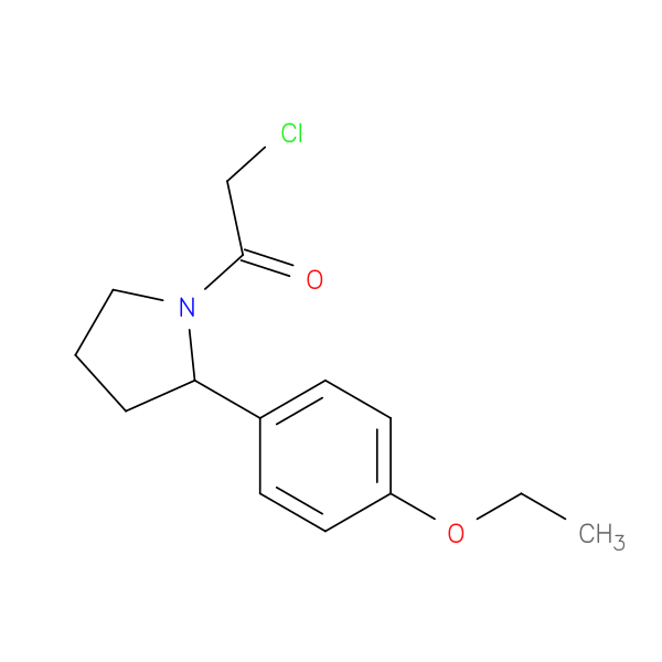 2-chloro-1-[2-(4-ethoxyphenyl)pyrrolidin-1-yl]ethan-1-one