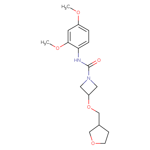 N-(2,4-dimethoxyphenyl)-3-[(oxolan-3-yl)methoxy]azetidine-1-carboxamide