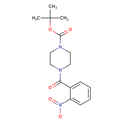 1-Piperazinecarboxylic acid, 4-(2-nitrobenzoyl)-, 1,1-dimethylethyl ester