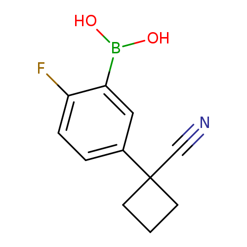 5-(1-Cyanocyclobutyl)-2-fluorophenylboronic acid