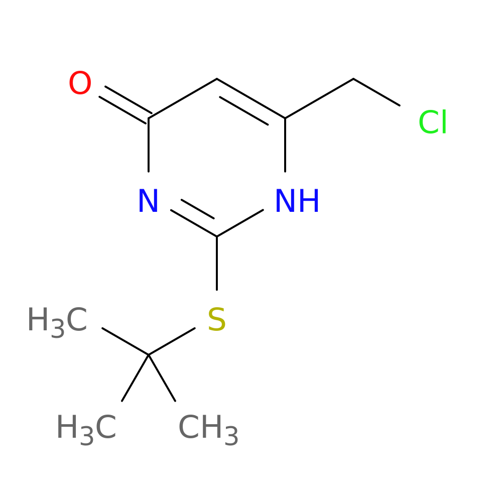 2-(tert-butylsulfanyl)-6-(chloromethyl)-1,4-dihydropyrimidin-4-one