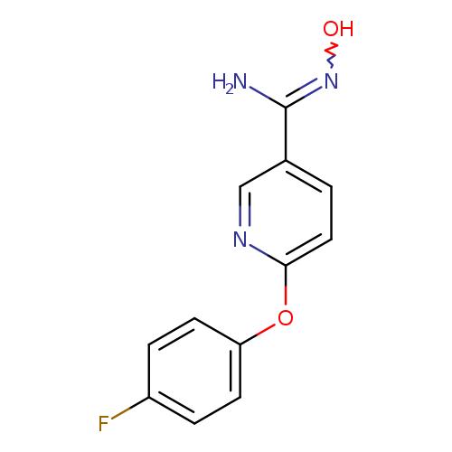 6-(4-fluorophenoxy)-N'-hydroxypyridine-3-carboximidamide