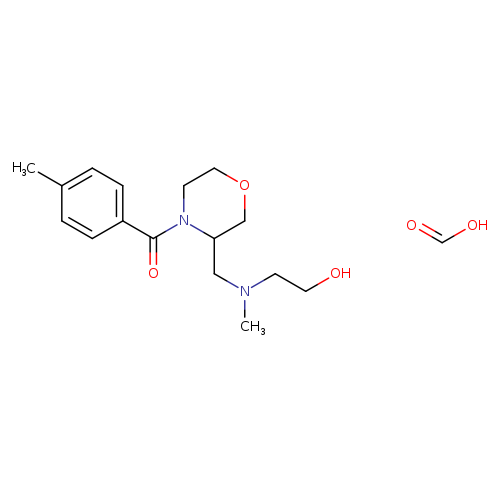 2-[methyl({[4-(4-methylbenzoyl)morpholin-3-yl]methyl})amino]ethan-1-ol; formic acid