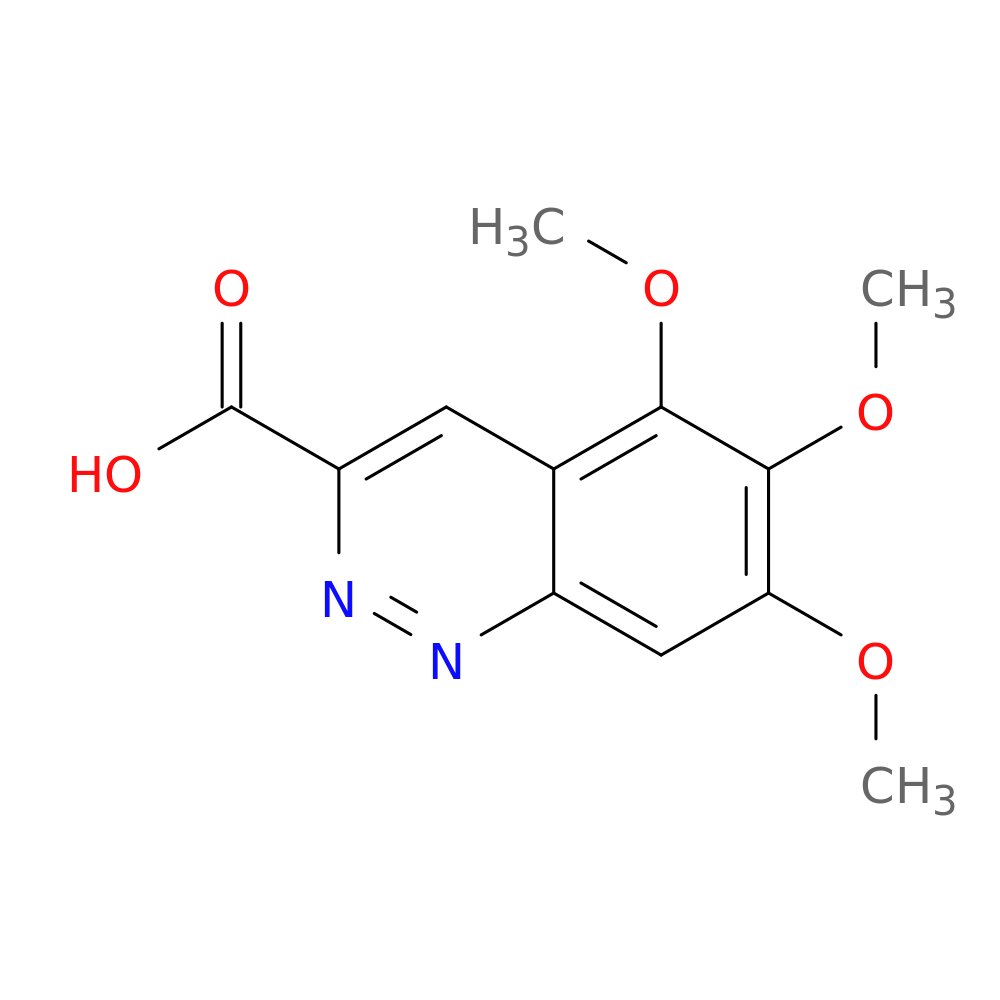 5,6,7-Trimethoxycinnoline-3-carboxylic acid