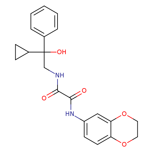 N'-(2-cyclopropyl-2-hydroxy-2-phenylethyl)-N-(2,3-dihydro-1,4-benzodioxin-6-yl)ethanediamide