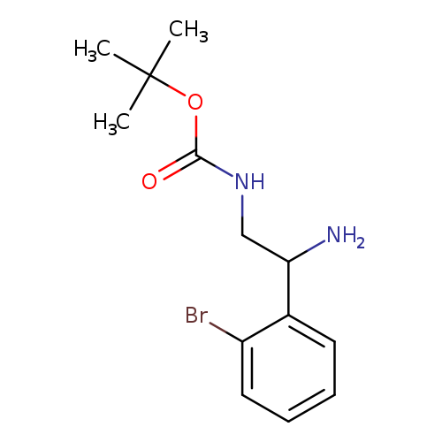 [2-AMINO-2-(2-BROMO-PHENYL)-ETHYL]-CARBAMIC ACID TERT-BUTYL ESTER HYDROCHLORIDE