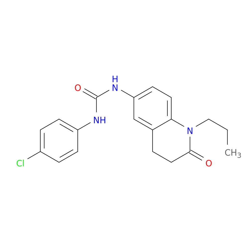 1-(4-chlorophenyl)-3-(2-oxo-1-propyl-1,2,3,4-tetrahydroquinolin-6-yl)urea