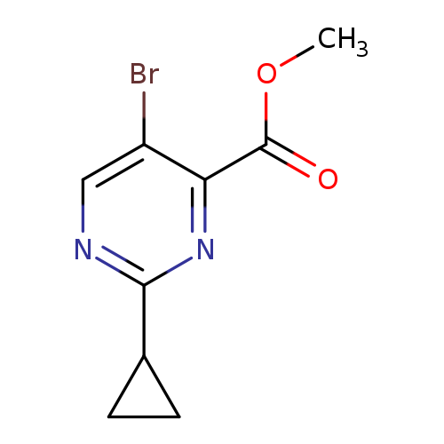 Methyl 5-bromo-2-cyclopropylpyrimidine-4-carboxylate