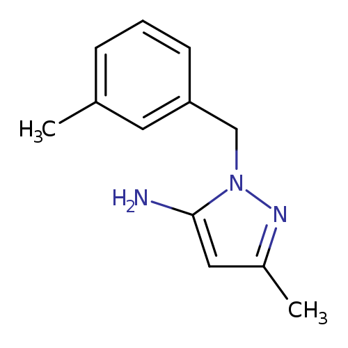1H-Pyrazol-5-amine, 3-methyl-1-[(3-methylphenyl)methyl]-