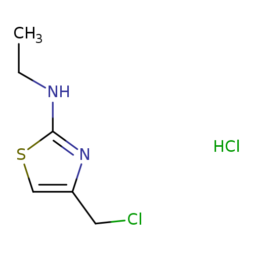 4-(chloromethyl)-N-ethyl-1,3-thiazol-2-amine hydrochloride