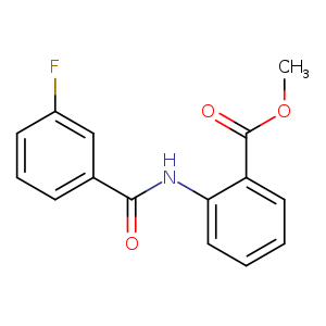 METHYL 2-[(3-FLUOROBENZOYL)AMINO]BENZOATE