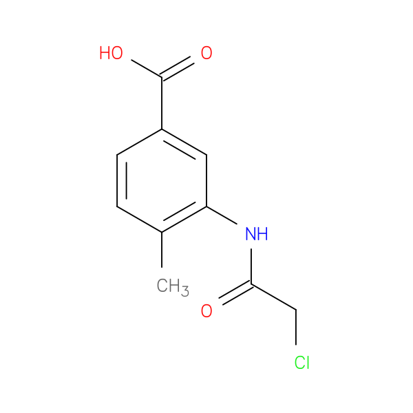 3-(2-chloroacetamido)-4-methylbenzoic acid