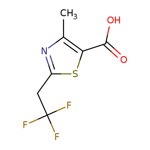 4-methyl-2-(2,2,2-trifluoroethyl)-1,3-thiazole-5-carboxylic acid