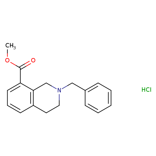 methyl 2-benzyl-3,4-dihydro-1H-isoquinoline-8-carboxylate;hydrochloride