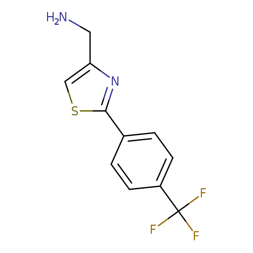 {2-[4-(trifluoromethyl)phenyl]-1,3-thiazol-4-yl}methanamine