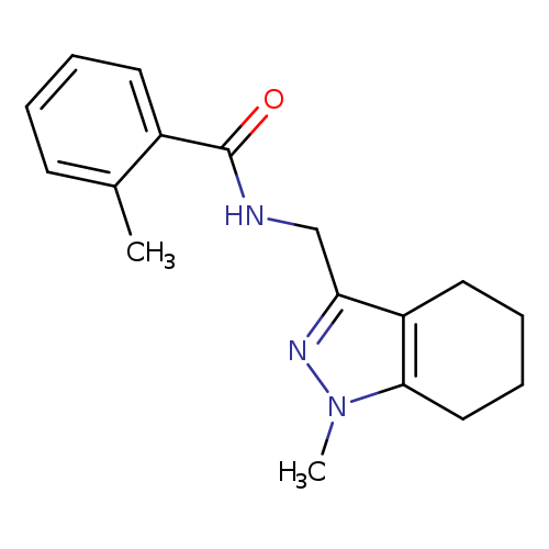 2-methyl-N-[(1-methyl-4,5,6,7-tetrahydro-1H-indazol-3-yl)methyl]benzamide