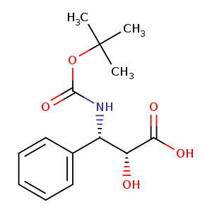Benzenepropanoic acid, β-[[(1,1-dimethylethoxy)carbonyl]amino]-α-hydroxy-, (αR,βS)-