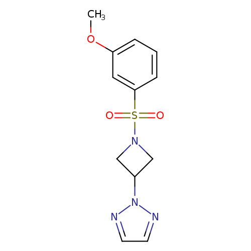 2-[1-(3-methoxybenzenesulfonyl)azetidin-3-yl]-2H-1,2,3-triazole